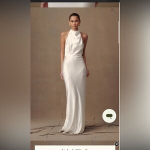 Meshki Strapless Cream Dress